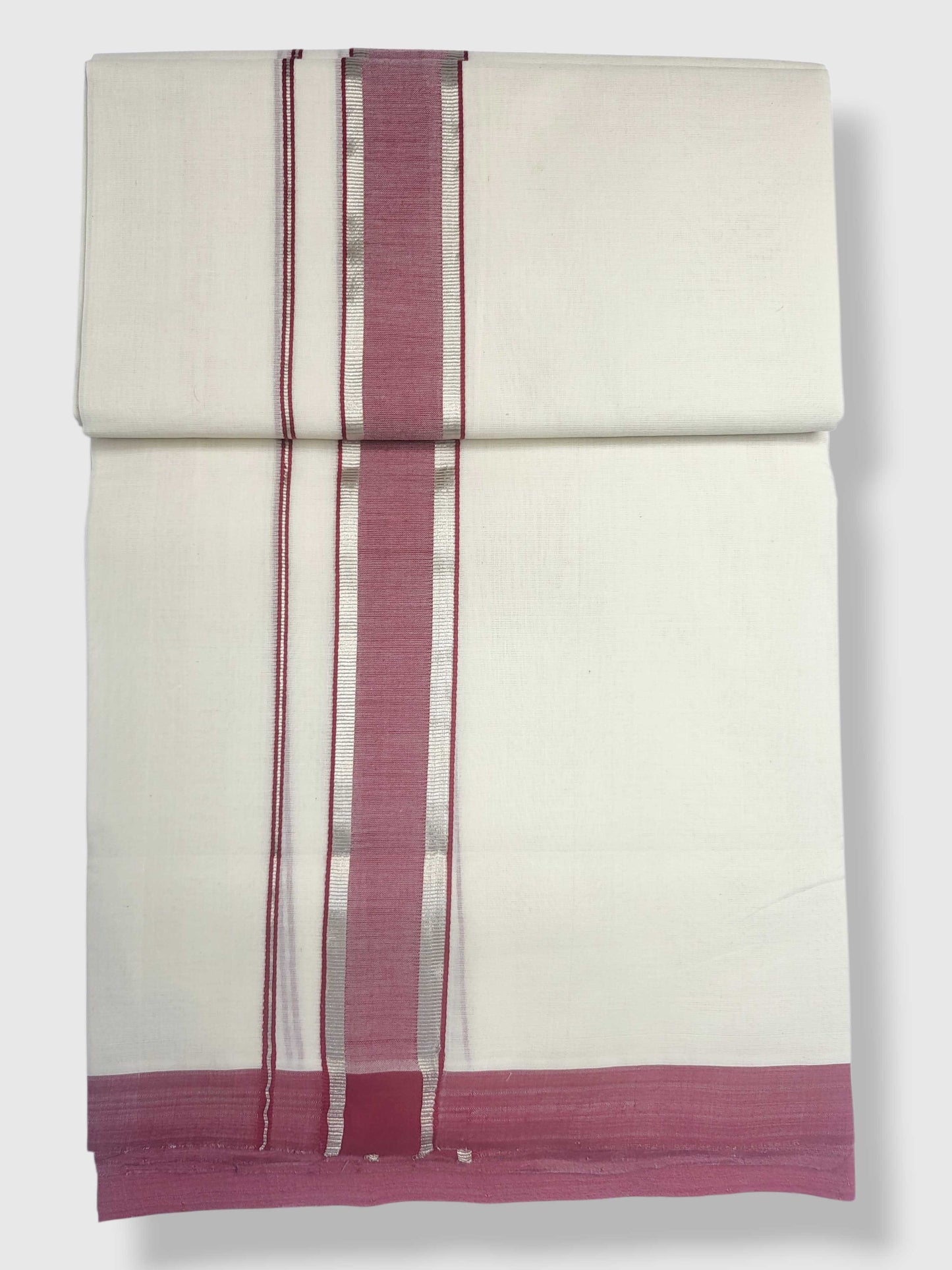 Kerala Handloom Mundu/Dhoti Pure Cotton for Men