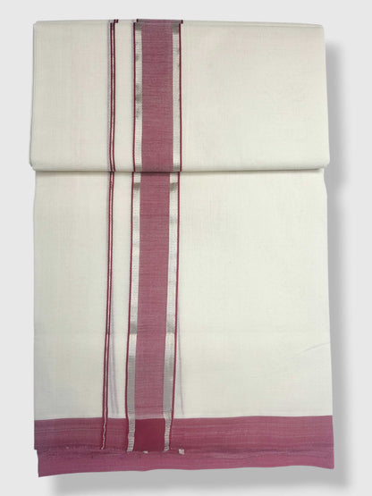 Kerala Handloom Mundu/Dhoti Pure Cotton for Men