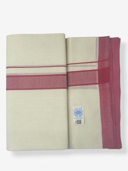 Kerala Handloom Mundu/Dhoti Pure Cotton for Men