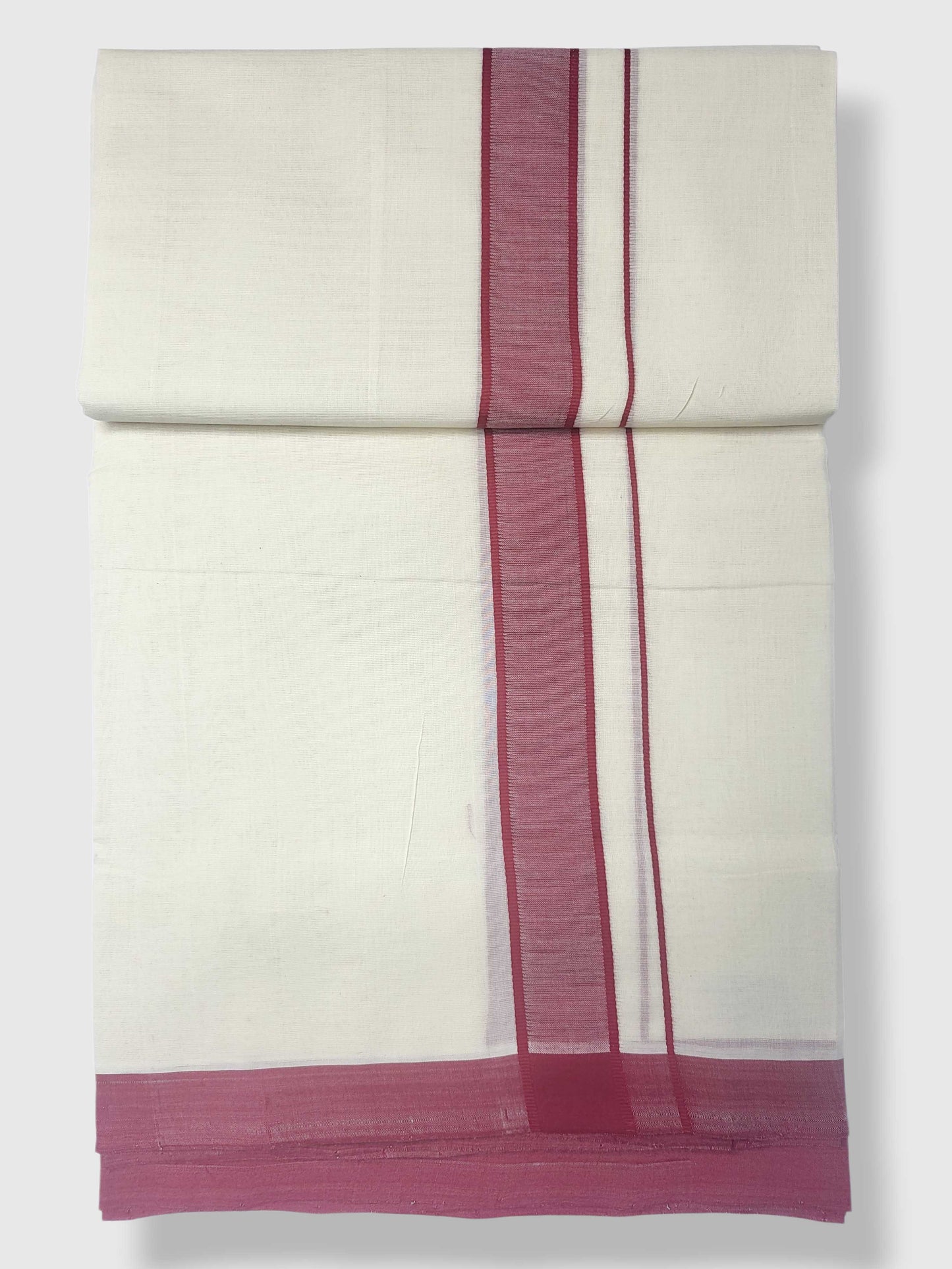 Kerala Handloom Mundu/Dhoti Pure Cotton for Men