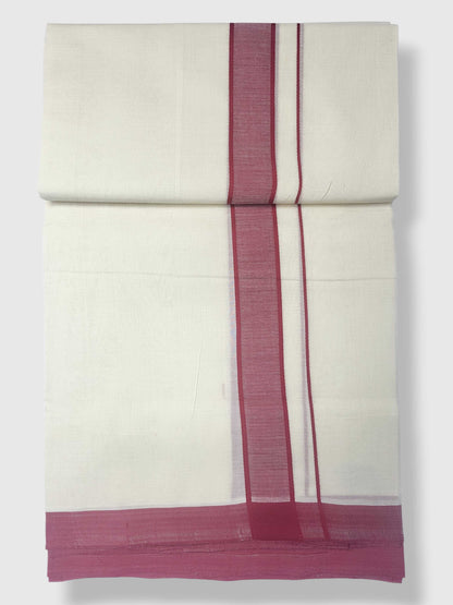Kerala Handloom Mundu/Dhoti Pure Cotton for Men