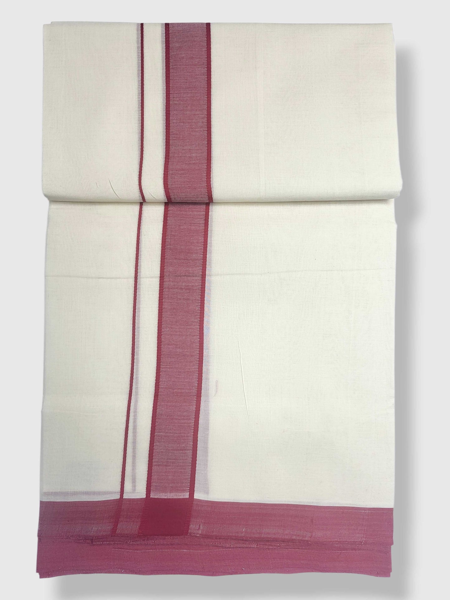 Kerala Handloom Mundu/Dhoti Pure Cotton for Men