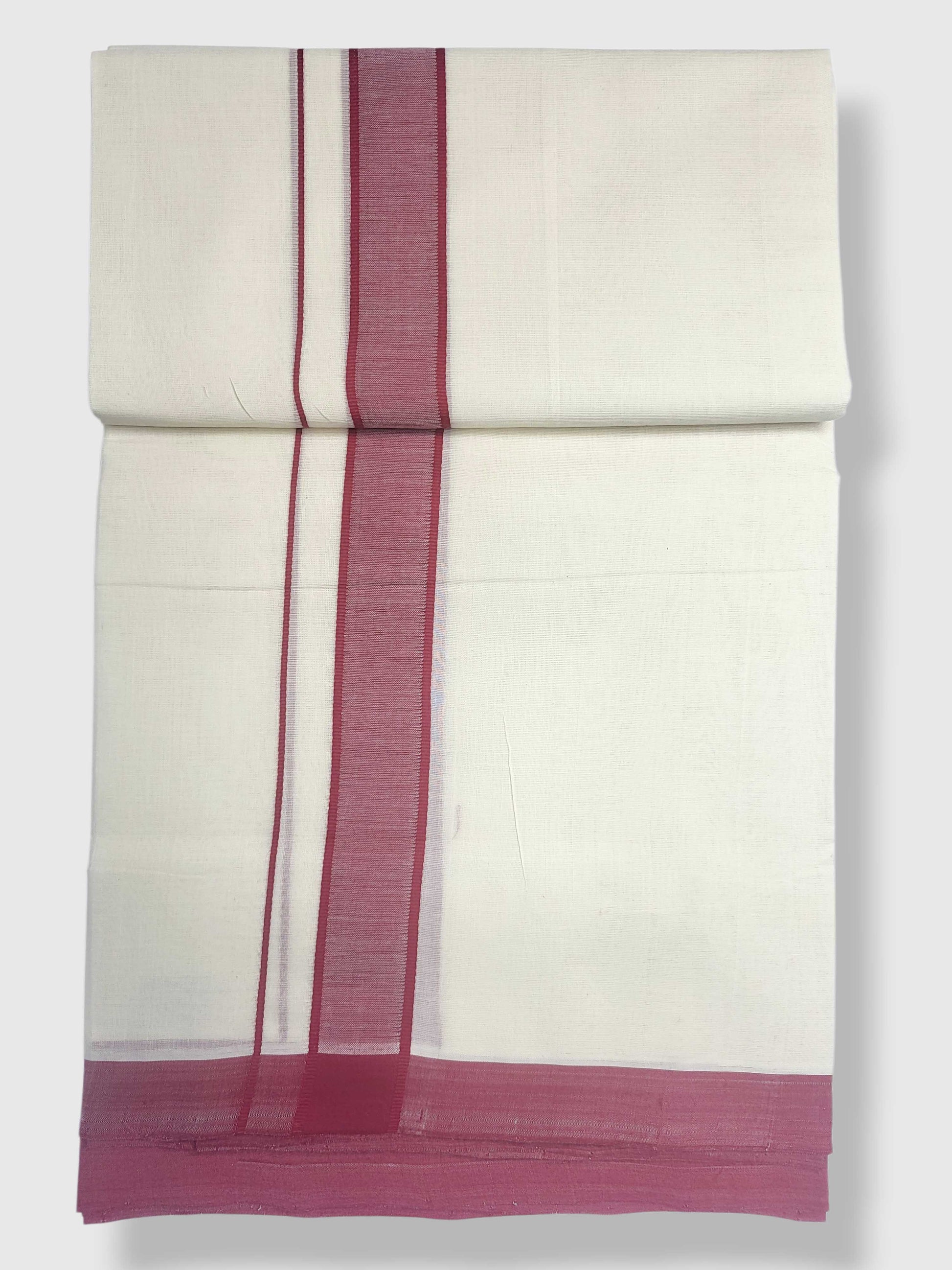 Kerala Handloom Mundu/Dhoti Pure Cotton for Men