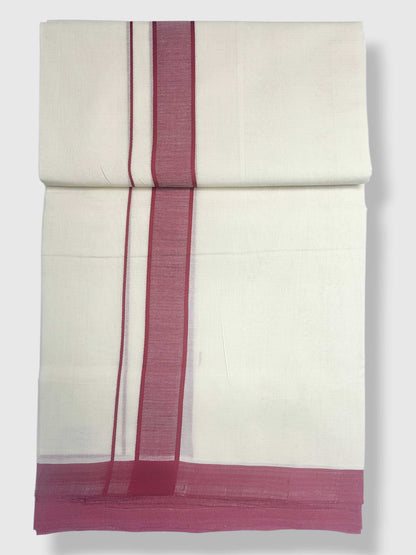 Kerala Handloom Mundu/Dhoti Pure Cotton for Men