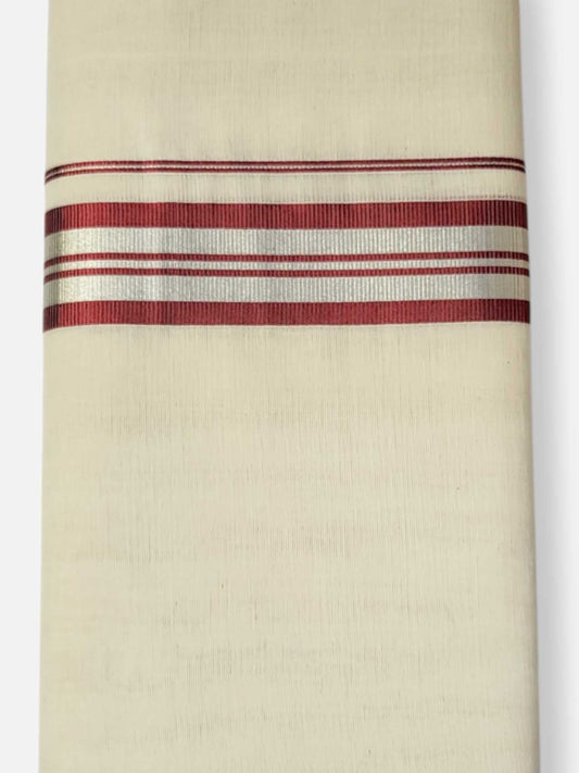 Kerala Handloom Mundu/Dhoti Pure Cotton for Men