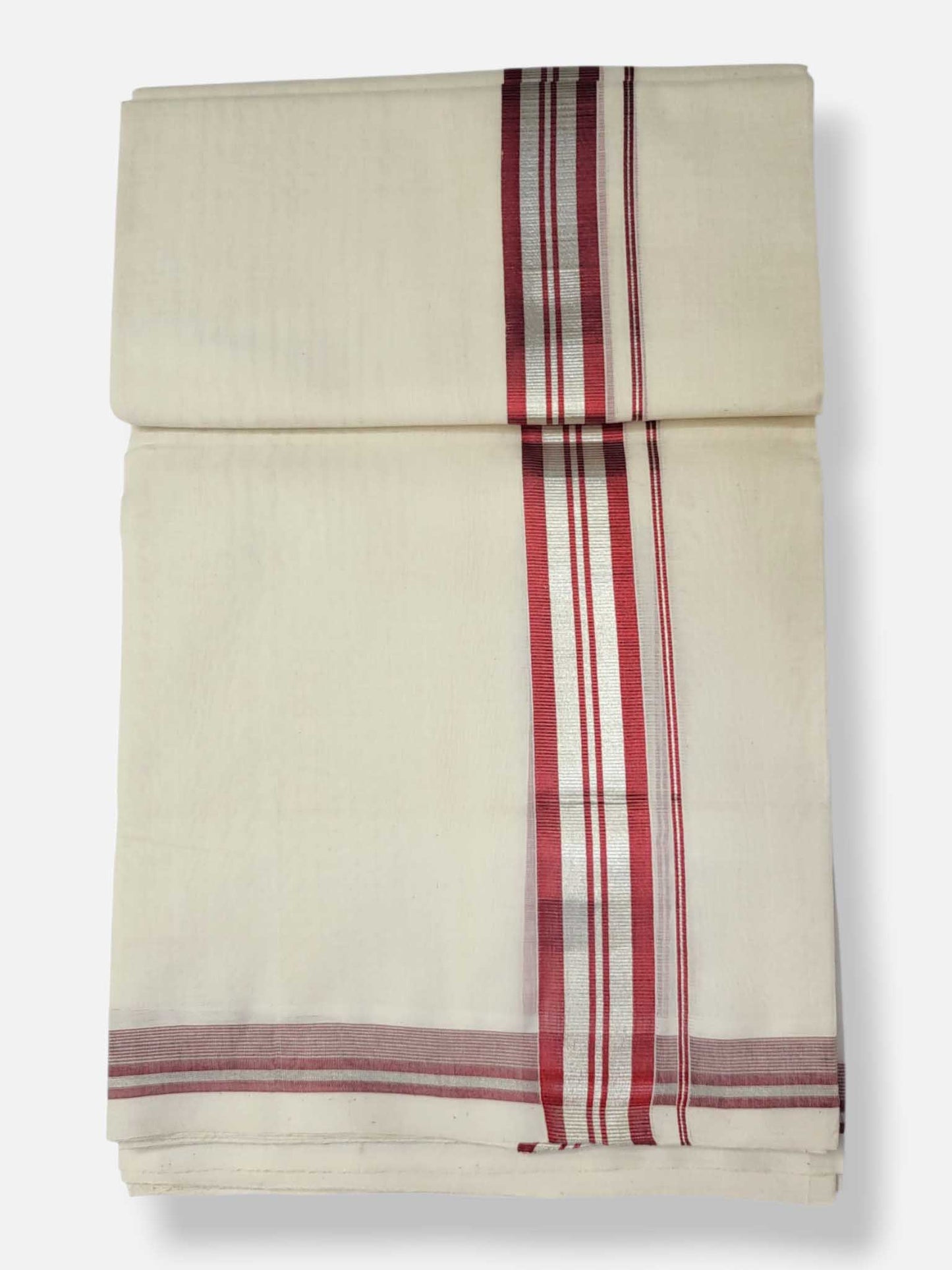 Kerala Handloom Mundu/Dhoti Pure Cotton for Men