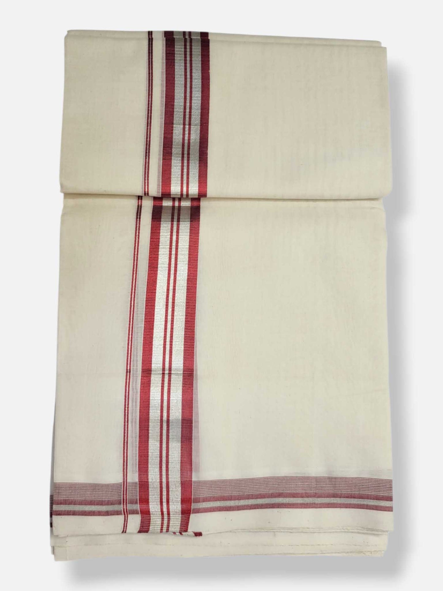 Kerala Handloom Mundu/Dhoti Pure Cotton for Men