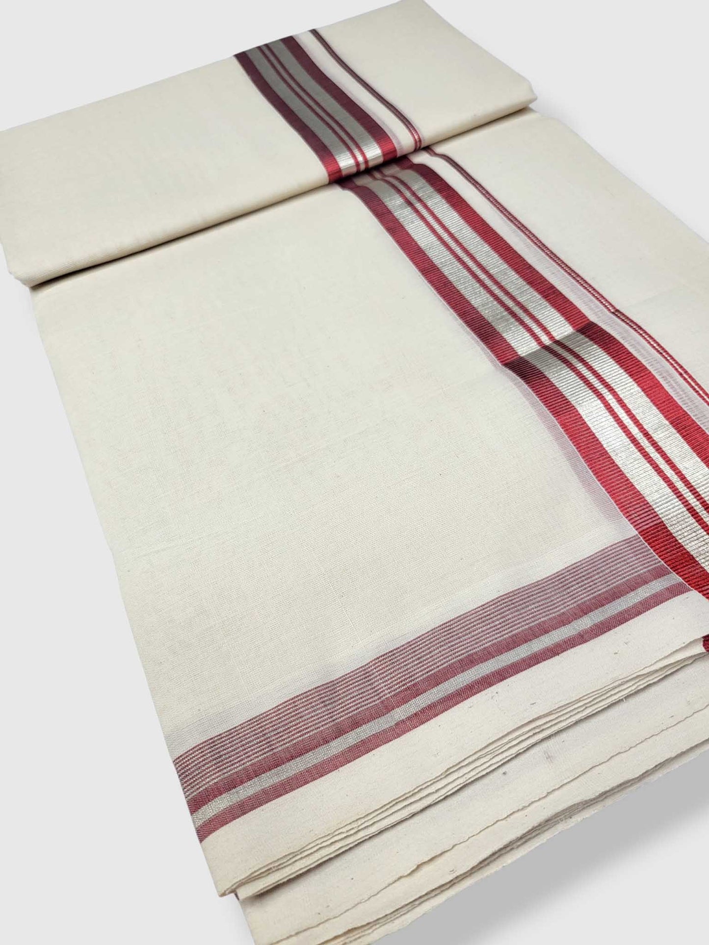 Kerala Handloom Mundu/Dhoti Pure Cotton for Men