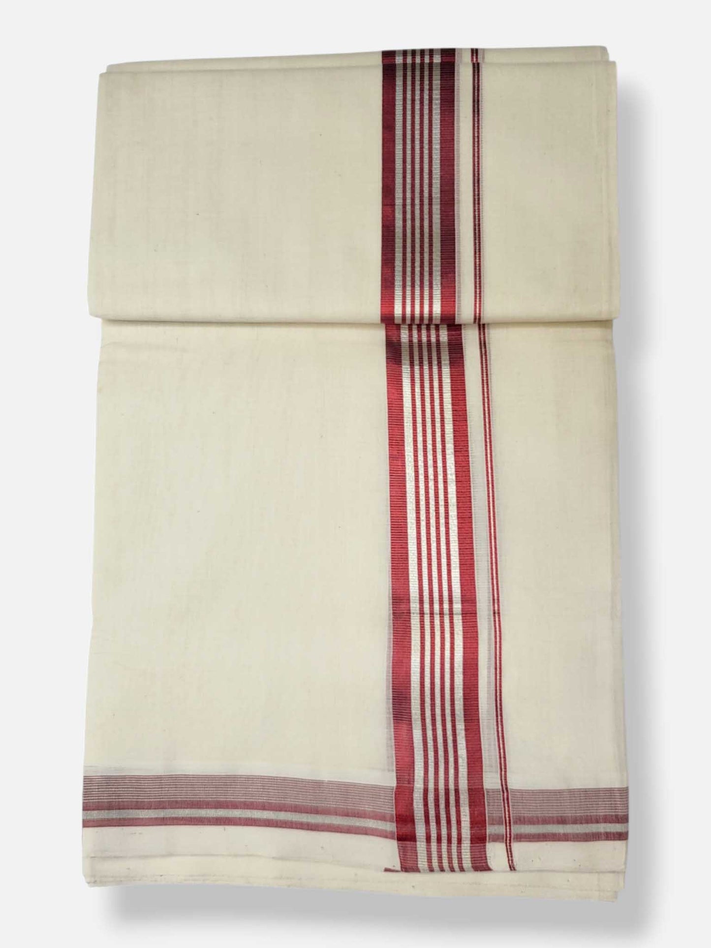 Kerala Handloom Mundu/Dhoti Pure Cotton for Men