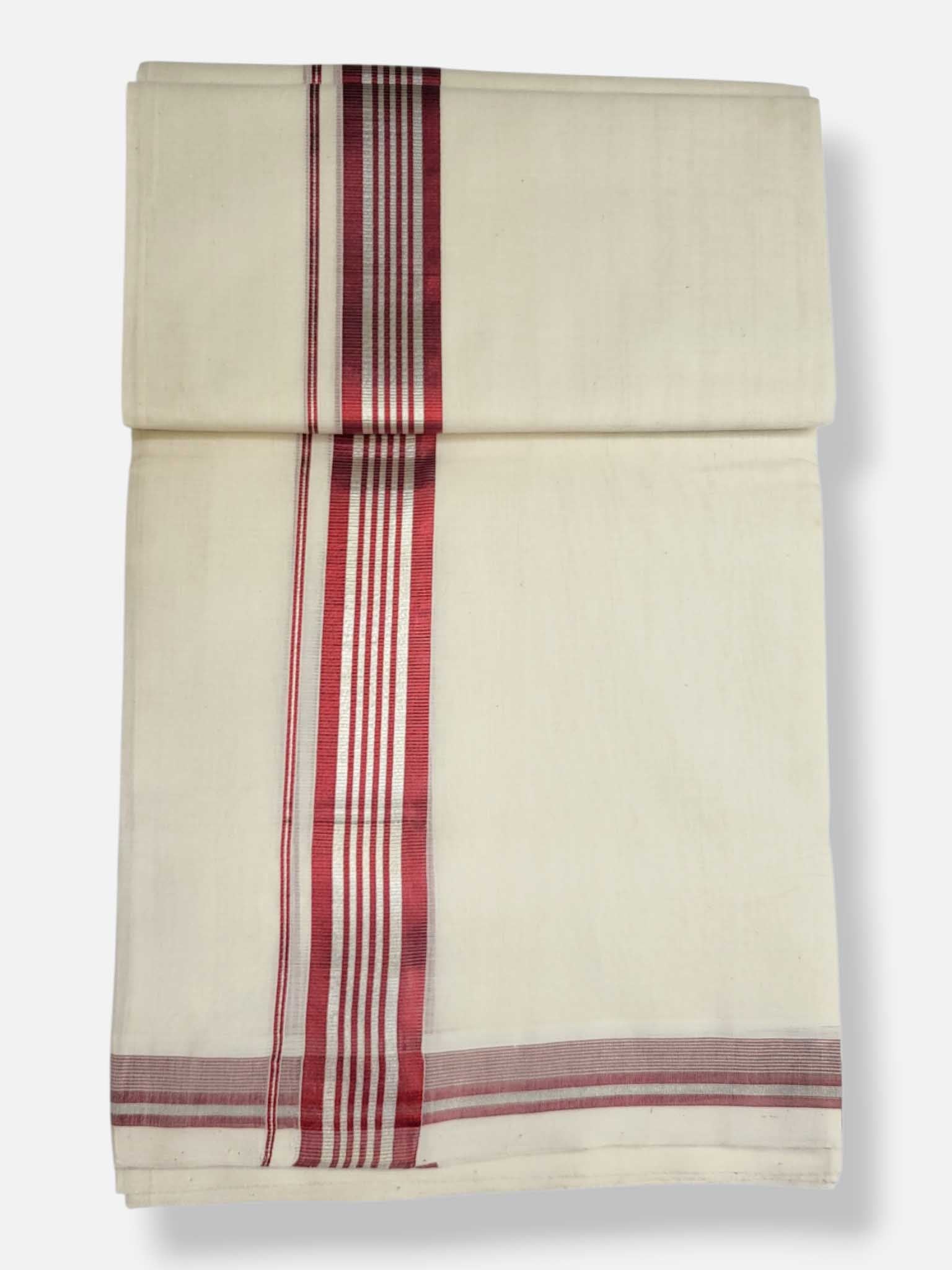 Kerala Handloom Mundu/Dhoti Pure Cotton for Men