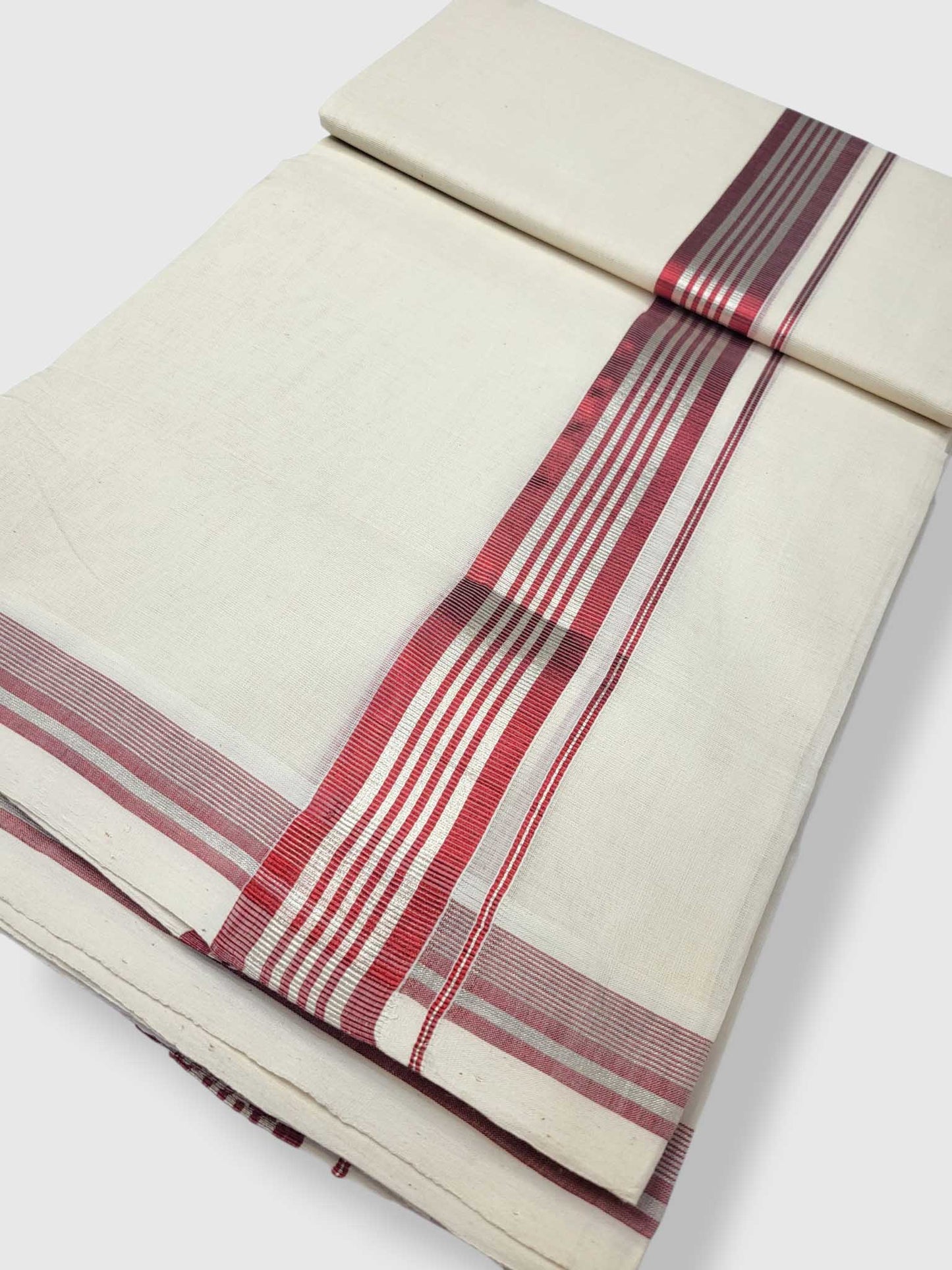 Kerala Handloom Mundu/Dhoti Pure Cotton for Men