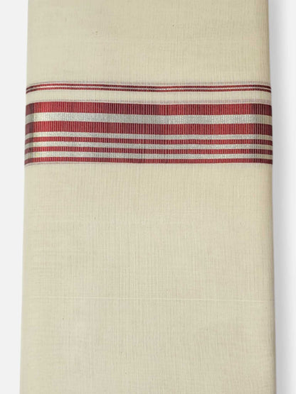 Kerala Handloom Mundu/Dhoti Pure Cotton for Men