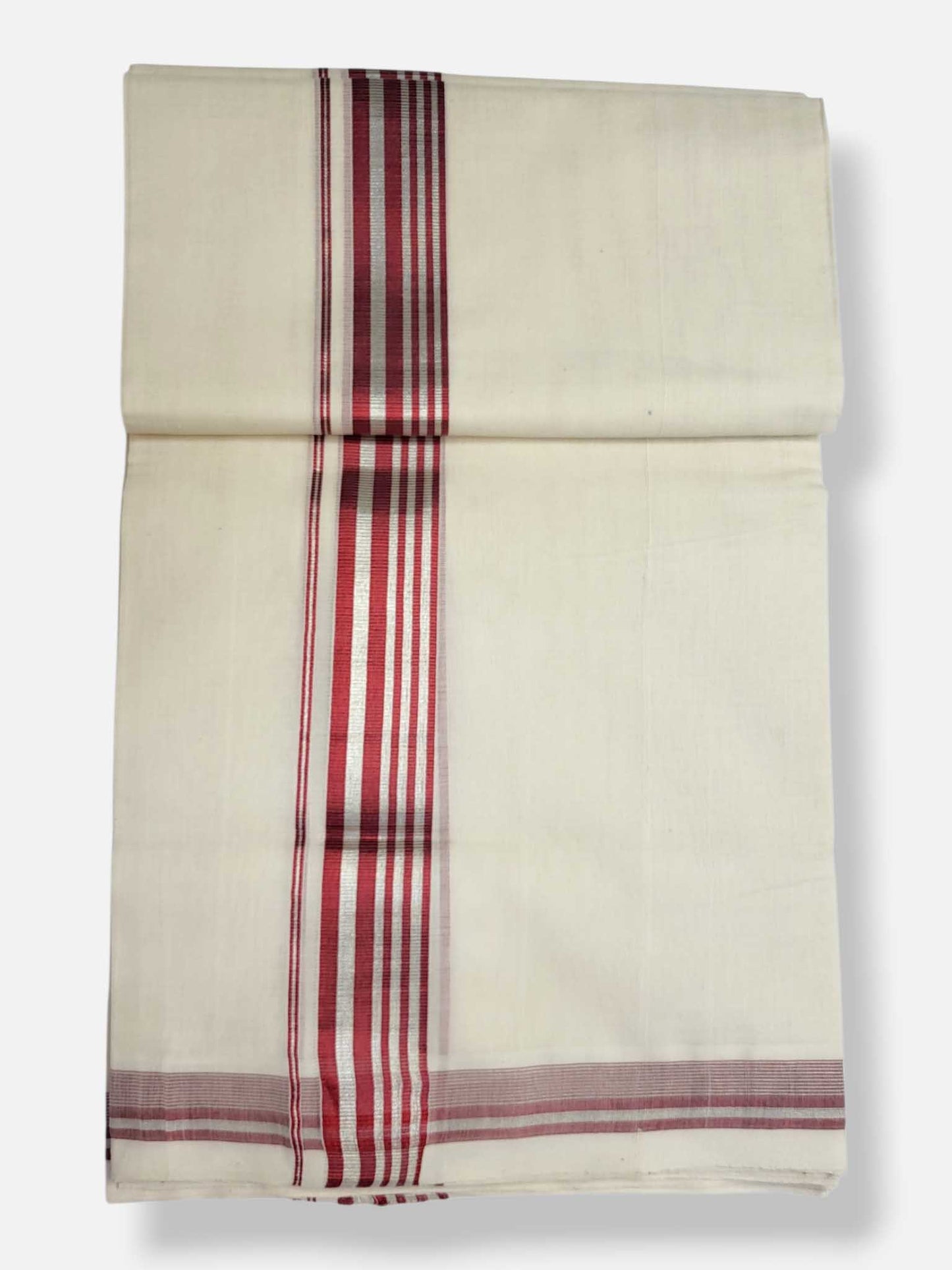 Kerala Handloom Mundu/Dhoti Pure Cotton for Men