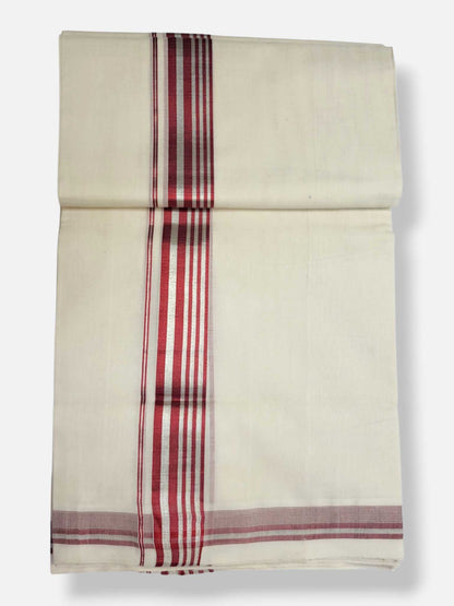 Kerala Handloom Mundu/Dhoti Pure Cotton for Men