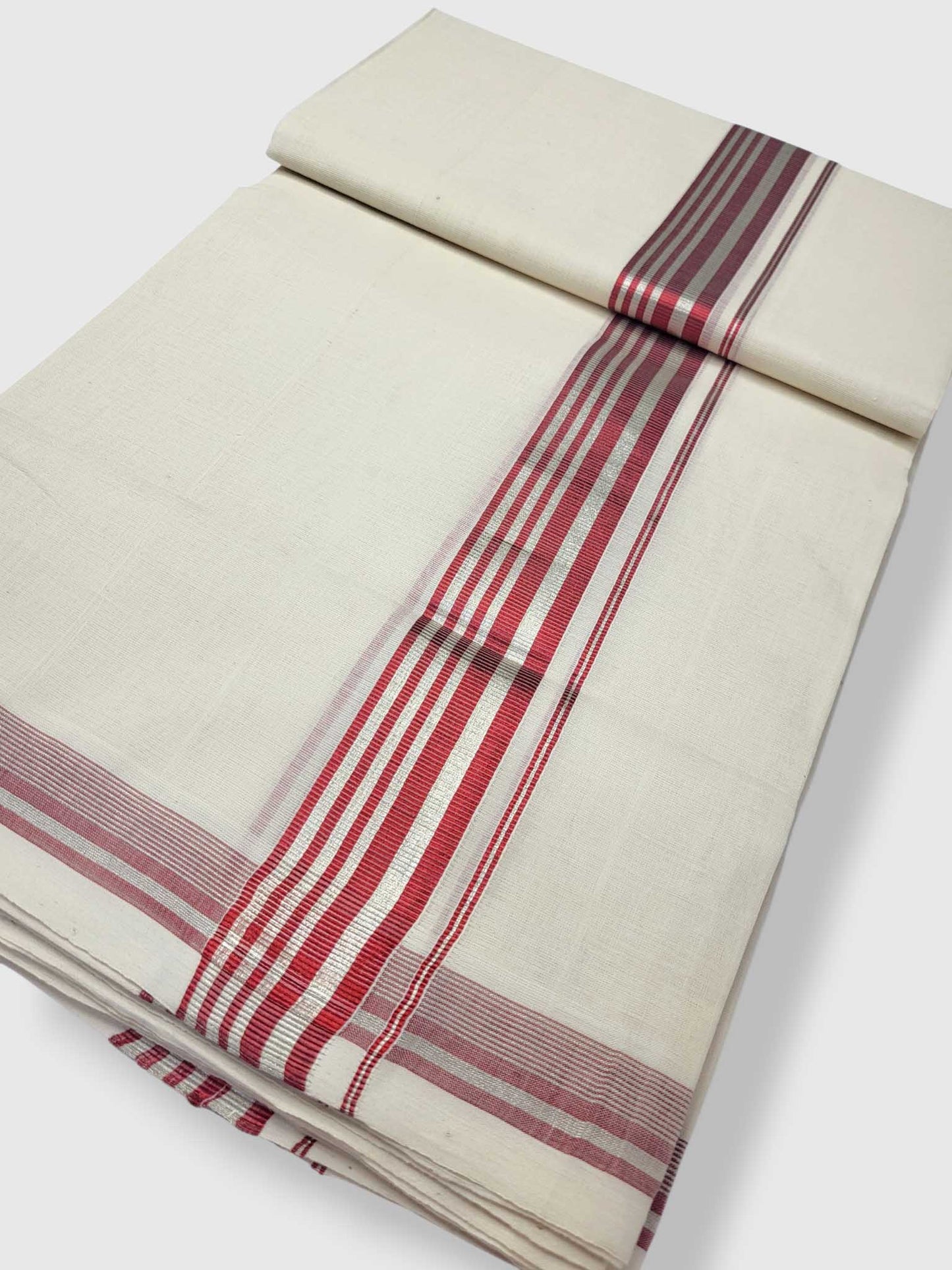 Kerala Handloom Mundu/Dhoti Pure Cotton for Men