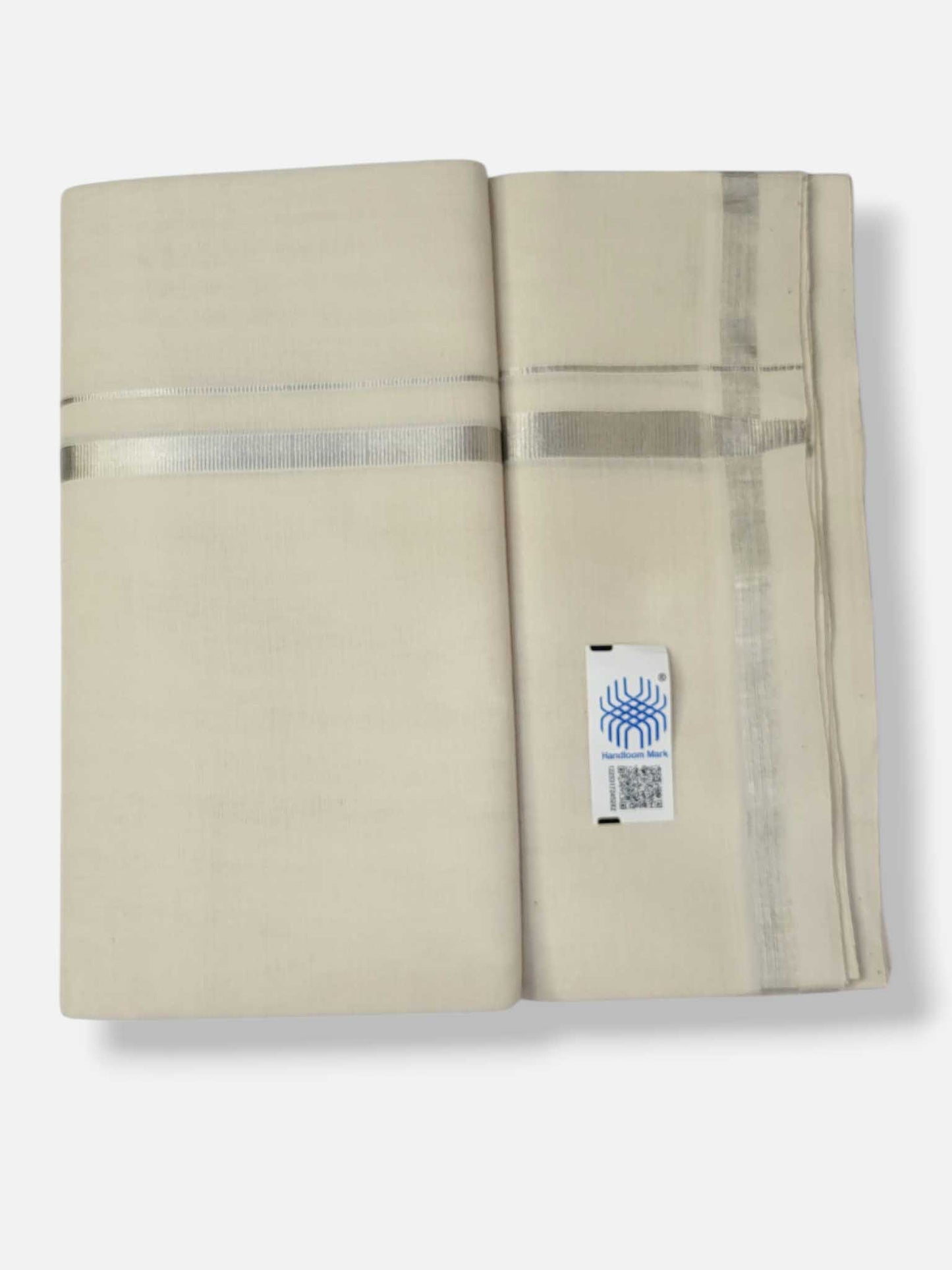 Kerala Handloom Mundu/Dhoti Pure Cotton for Men