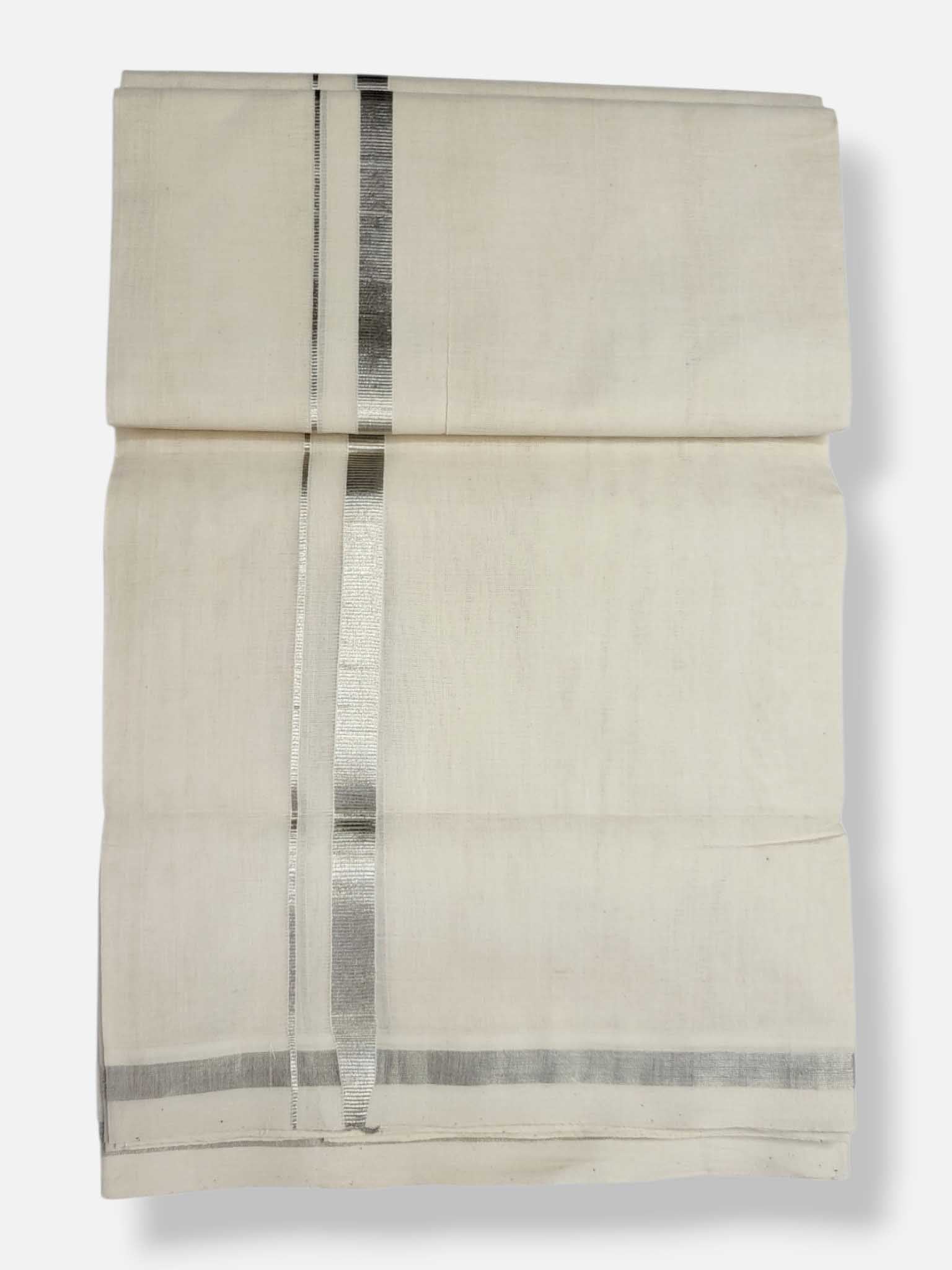 Kerala Handloom Mundu/Dhoti Pure Cotton for Men