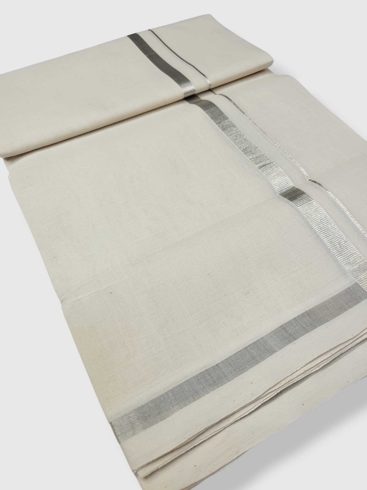 Kerala Handloom Mundu/Dhoti Pure Cotton for Men