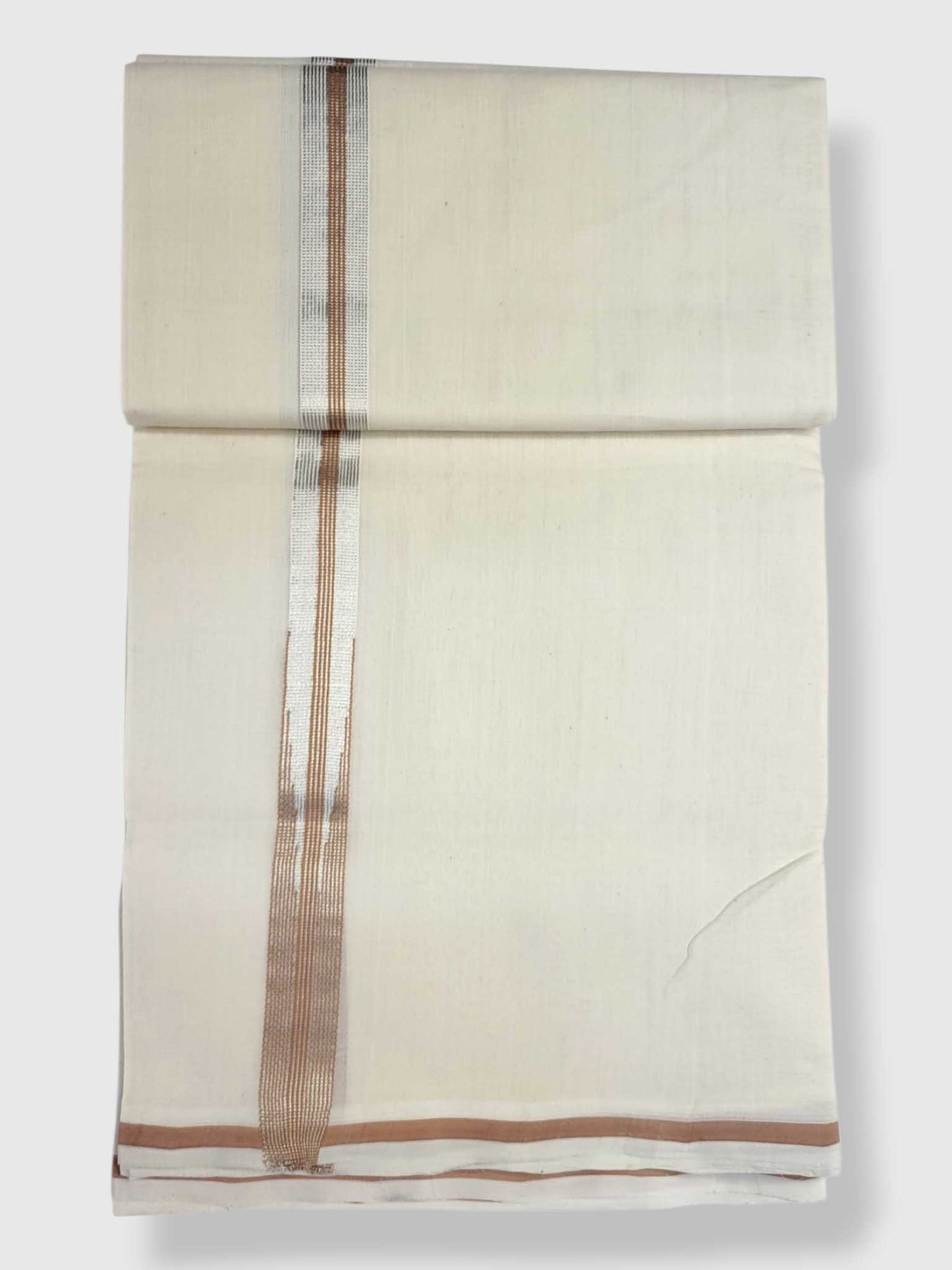 Kerala Handloom Mundu/Dhoti Pure Cotton for Men