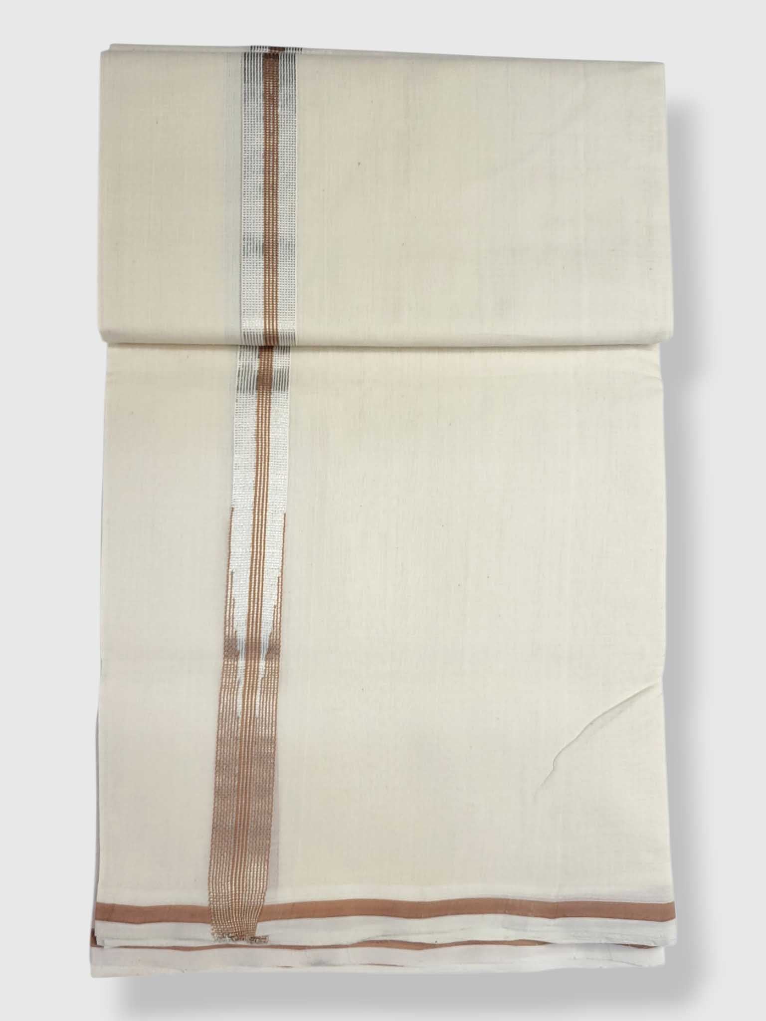 Kerala Handloom Mundu/Dhoti Pure Cotton for Men