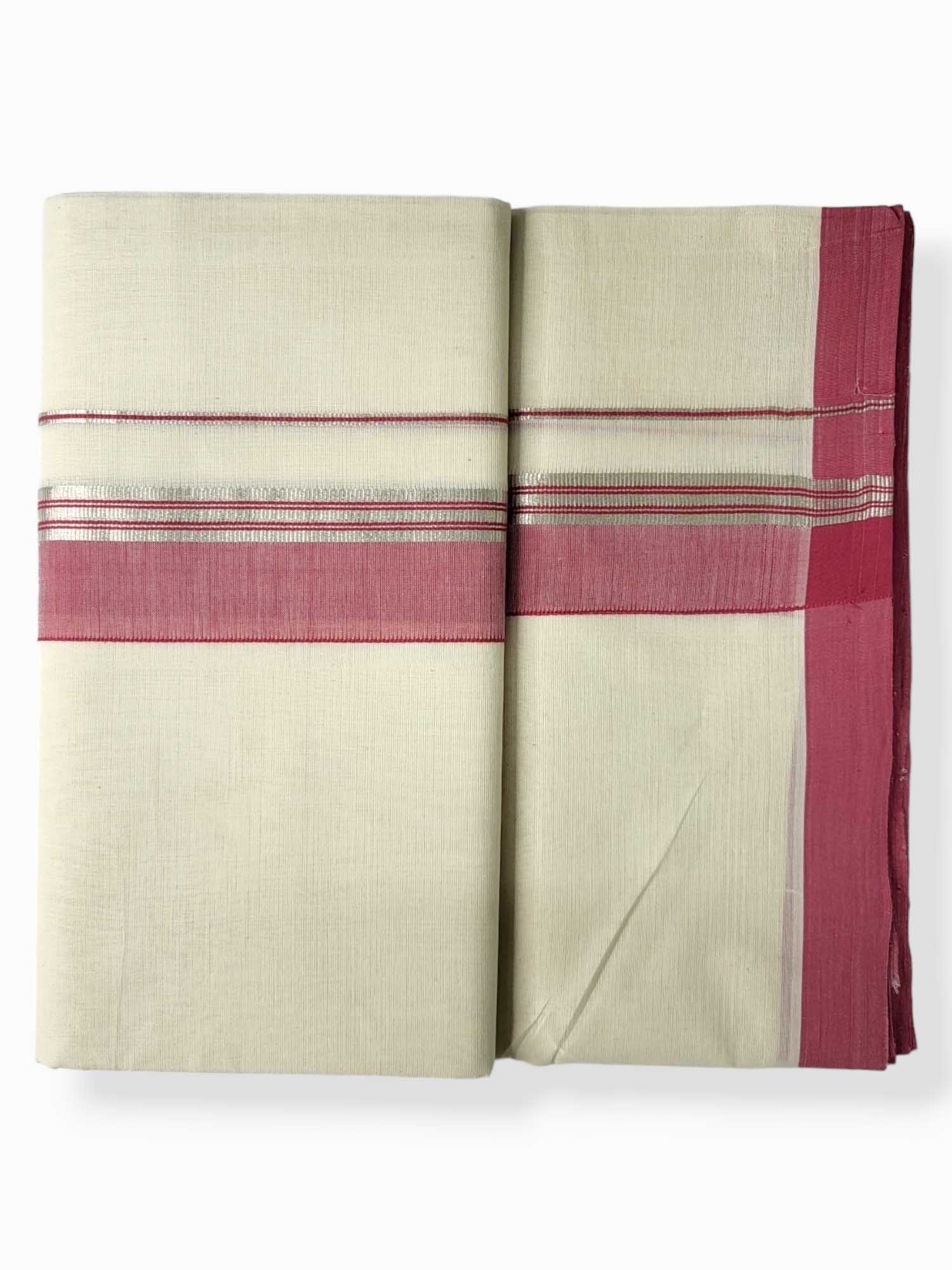  Kerala Handloom Mundu/Dhoti Pure Cotton