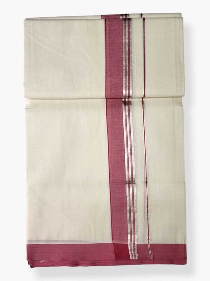  Kerala Handloom Mundu/Dhoti Pure Cotton