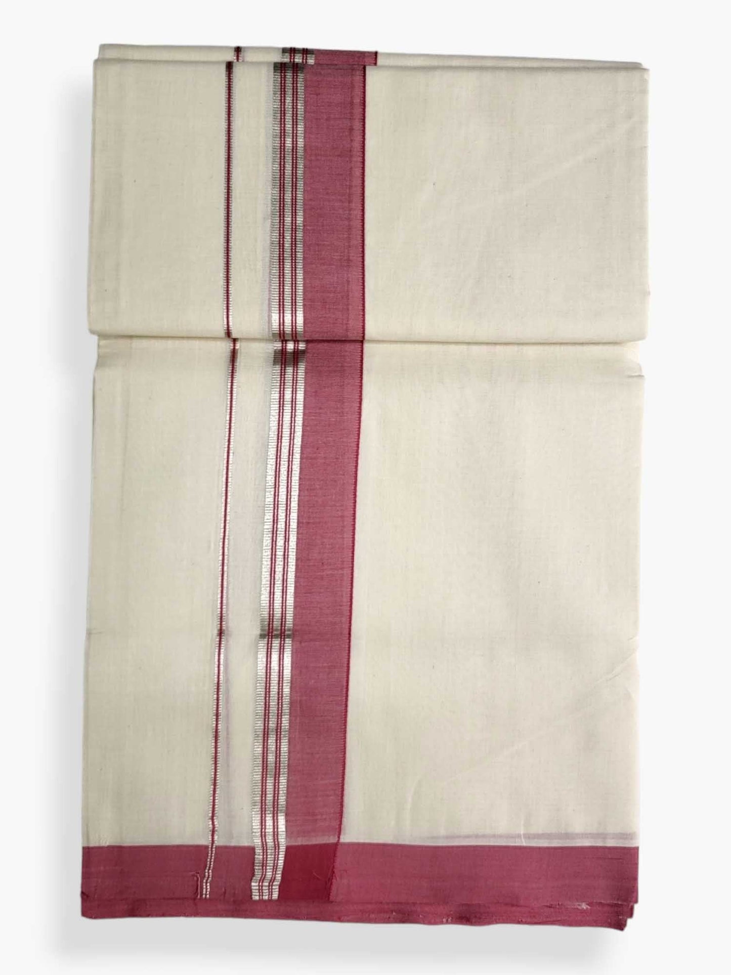  Kerala Handloom Mundu/Dhoti Pure Cotton