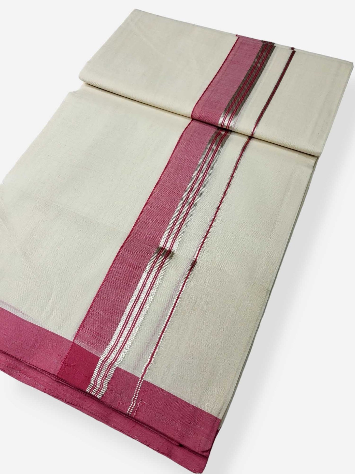  Kerala Handloom Mundu/Dhoti Pure Cotton