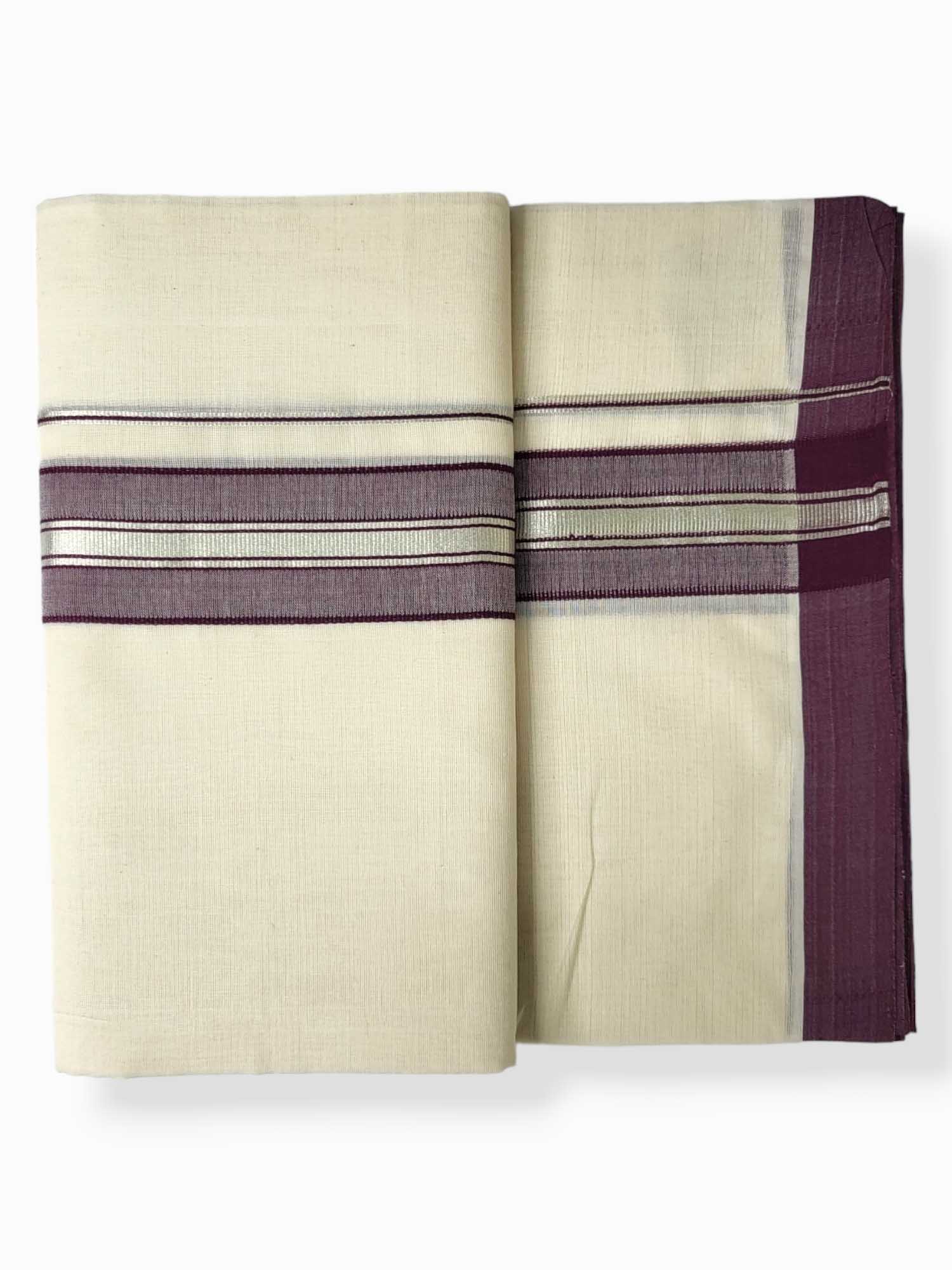  Kerala Handloom Mundu/Dhoti Pure Cotton