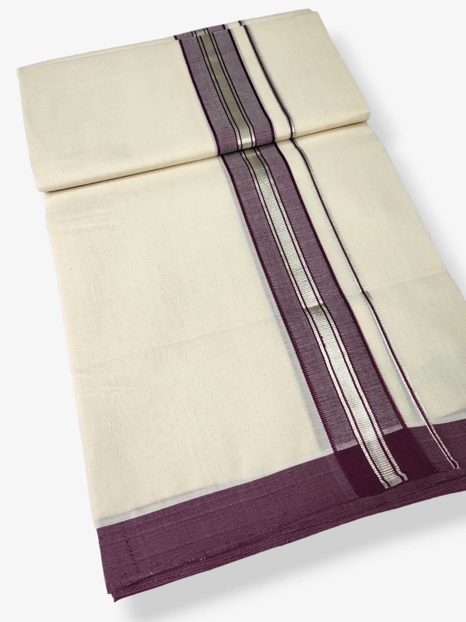  Kerala Handloom Mundu/Dhoti Pure Cotton