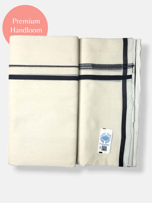 Kerala Premium Balaramapuram Handloom Dhoti/Mundu for Men