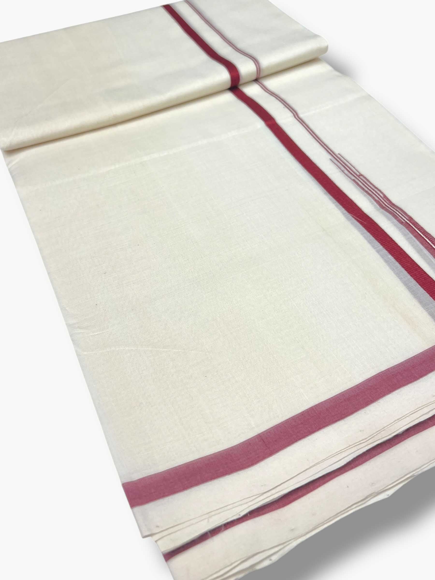 Kerala Premium Balaramapuram Handloom Dhoti/Mundu for Men