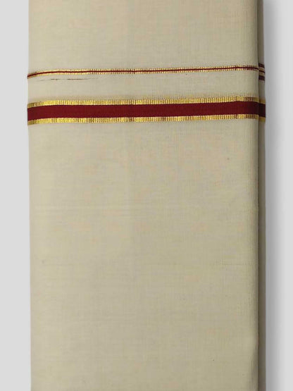 Kerala Premium Balaramapuram Handloom Dhoti/Mundu for Men