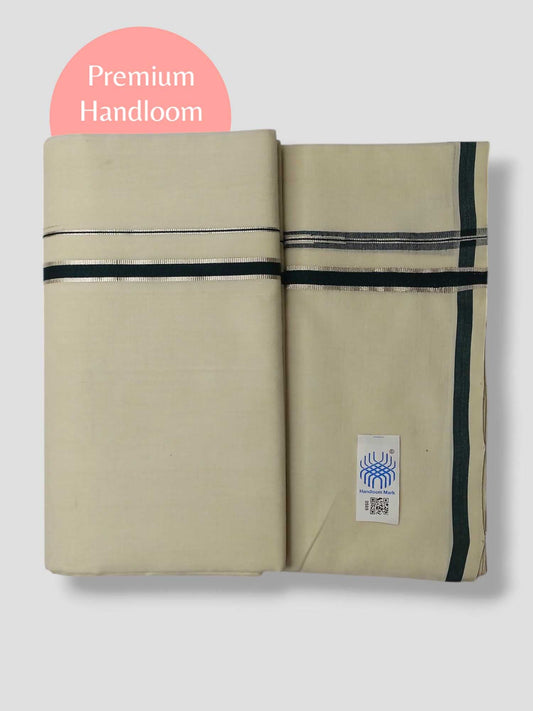 Kerala Premium Balaramapuram Handloom Dhoti/Mundu for Men