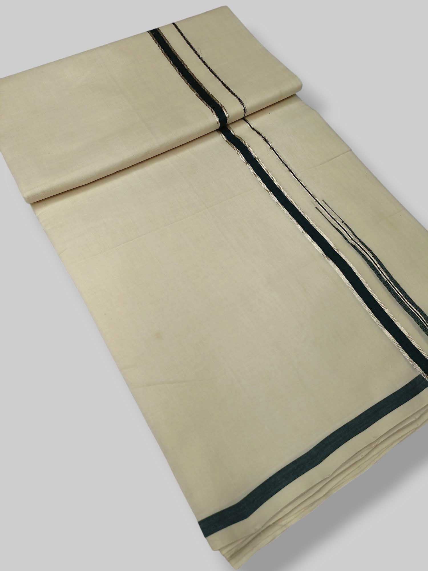 Kerala Premium Balaramapuram Handloom Dhoti/Mundu for Men