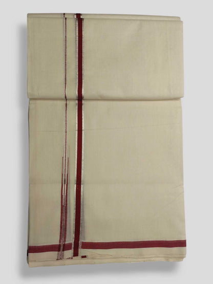 Kerala Premium Balaramapuram Handloom Dhoti/Mundu for Men