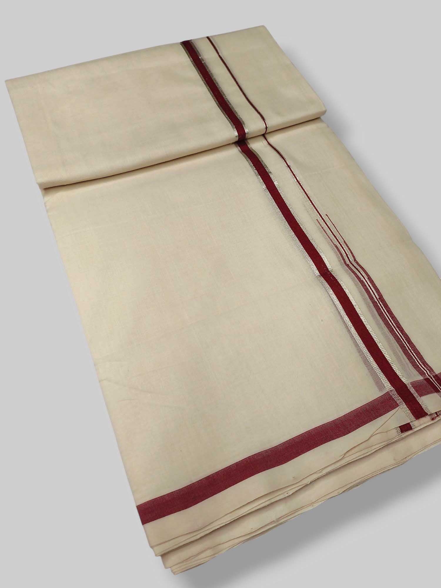Kerala Premium Balaramapuram Handloom Dhoti/Mundu for Men