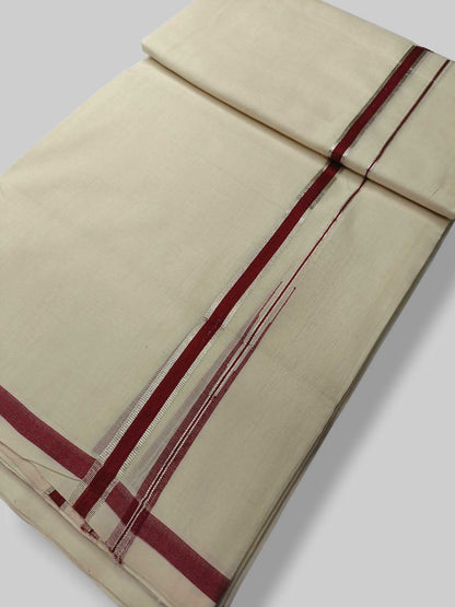 Kerala Premium Balaramapuram Handloom Dhoti/Mundu for Men
