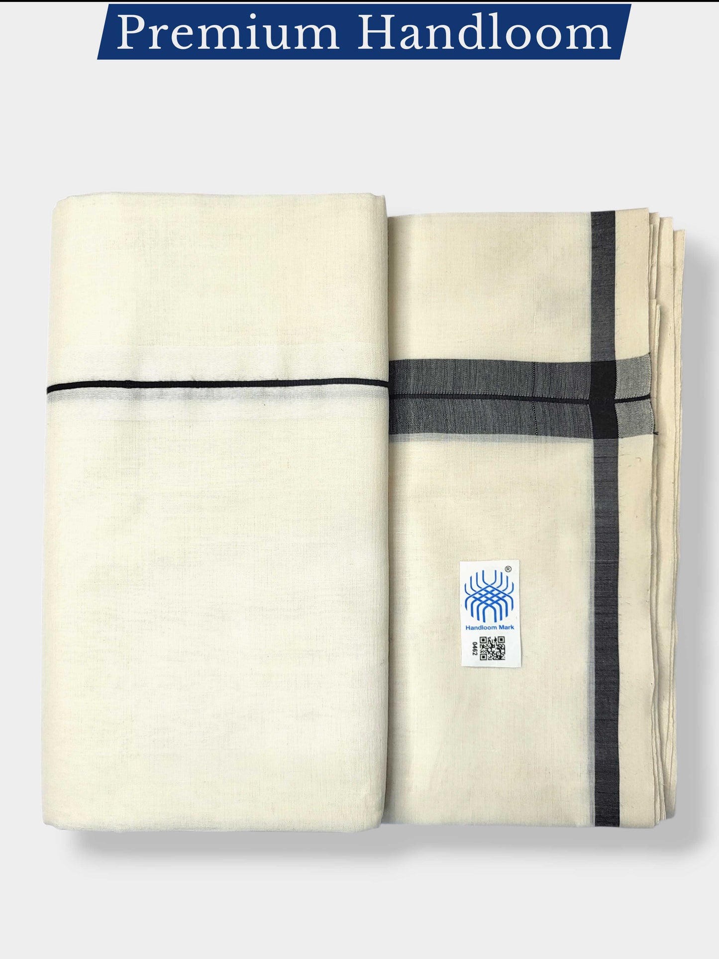 Kerala Premium Balaramapuram Handloom Dhoti/Mundu for Men