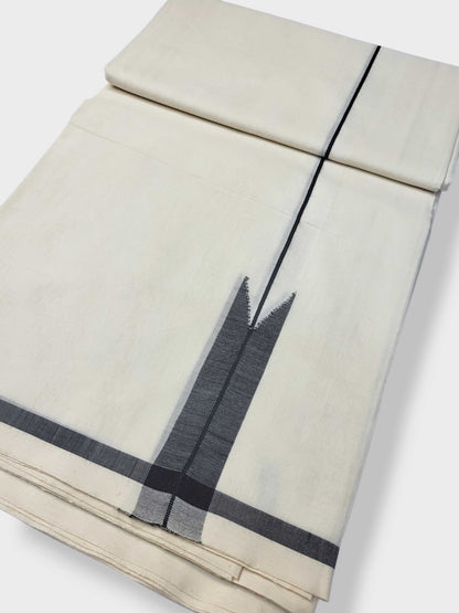 Kerala Premium Balaramapuram Handloom Dhoti/Mundu for Men