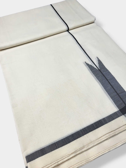 Kerala Premium Balaramapuram Handloom Dhoti/Mundu for Men