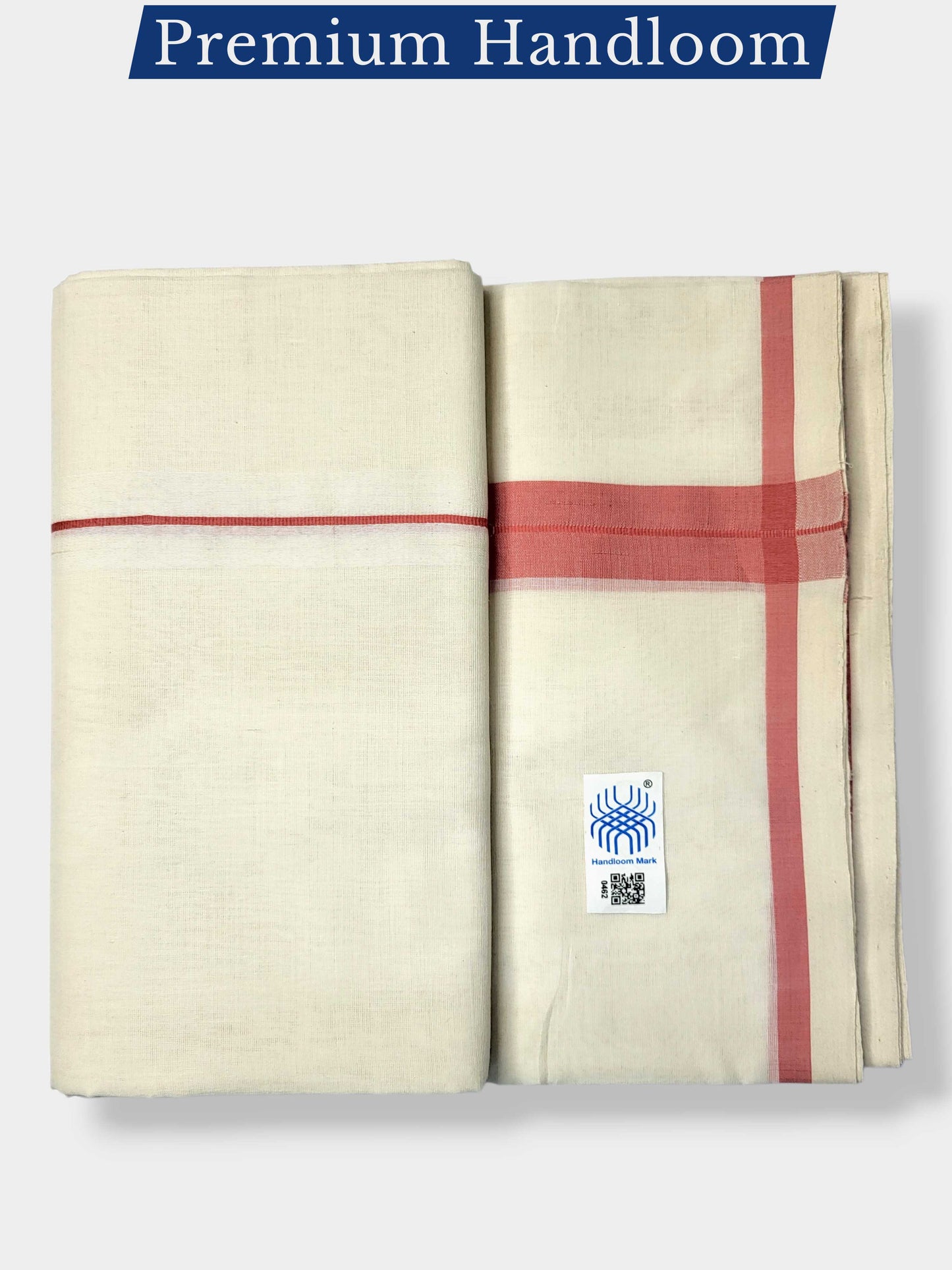 Kerala Premium Balaramapuram Handloom Dhoti/Mundu for Men