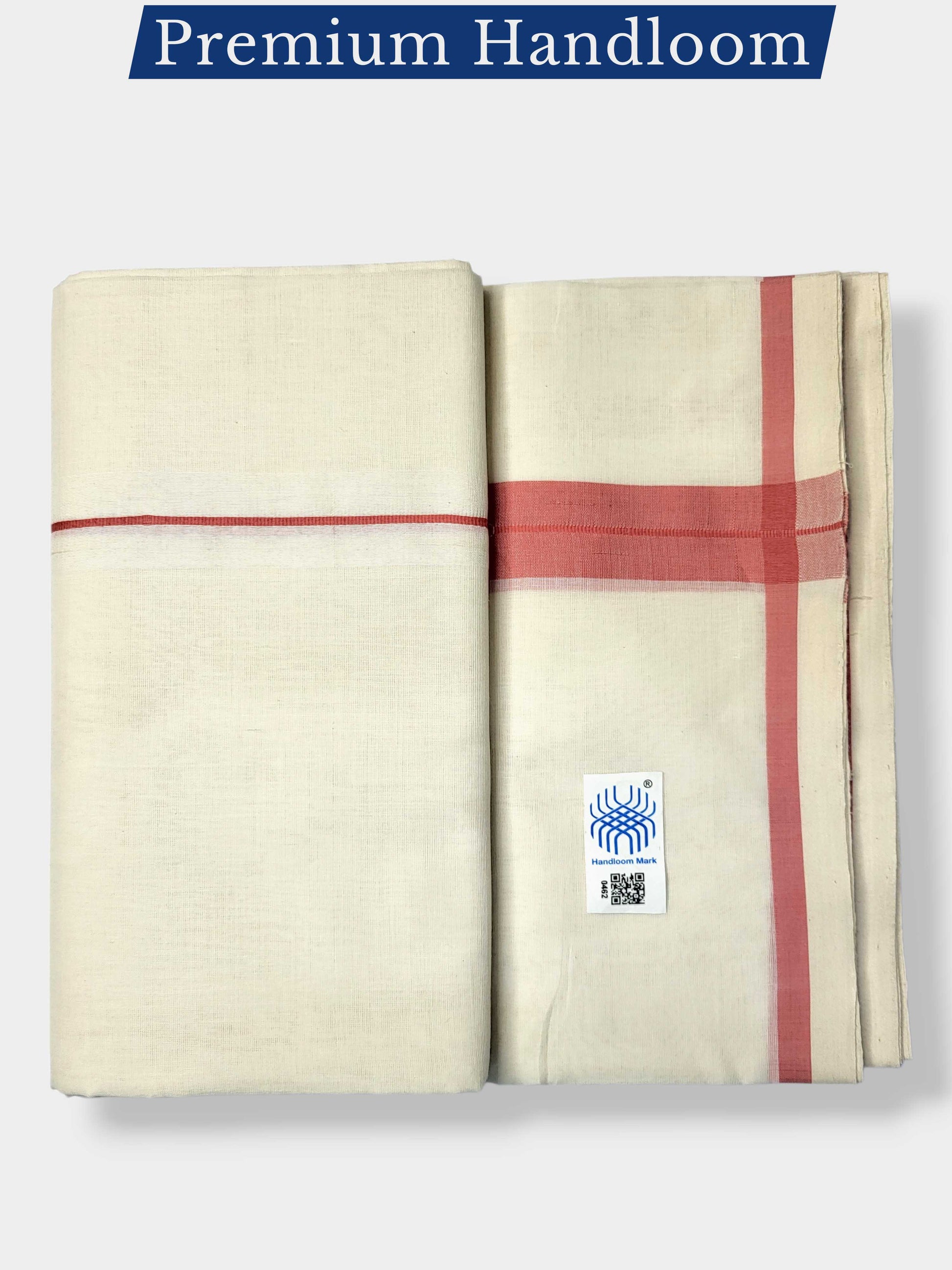 Kerala Premium Balaramapuram Handloom Dhoti/Mundu for Men