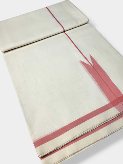 Kerala Premium Balaramapuram Handloom Dhoti/Mundu for Men