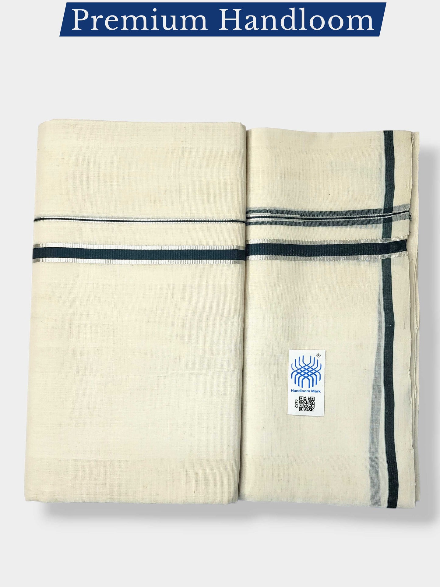 Kerala Premium Balaramapuram Handloom Dhoti/Mundu for Men