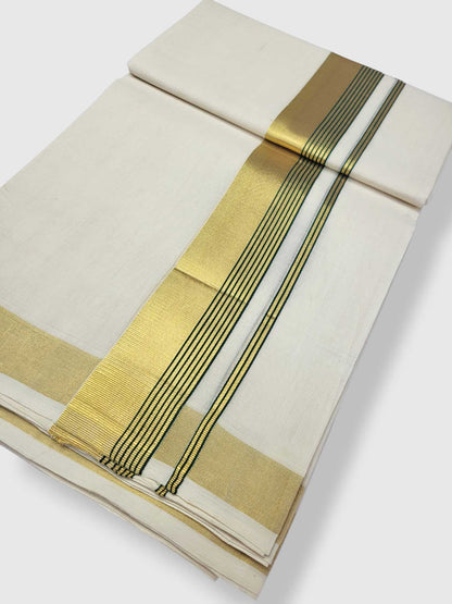 Kerala Premium Balaramapuram Handloom Dhoti/Mundu for Men