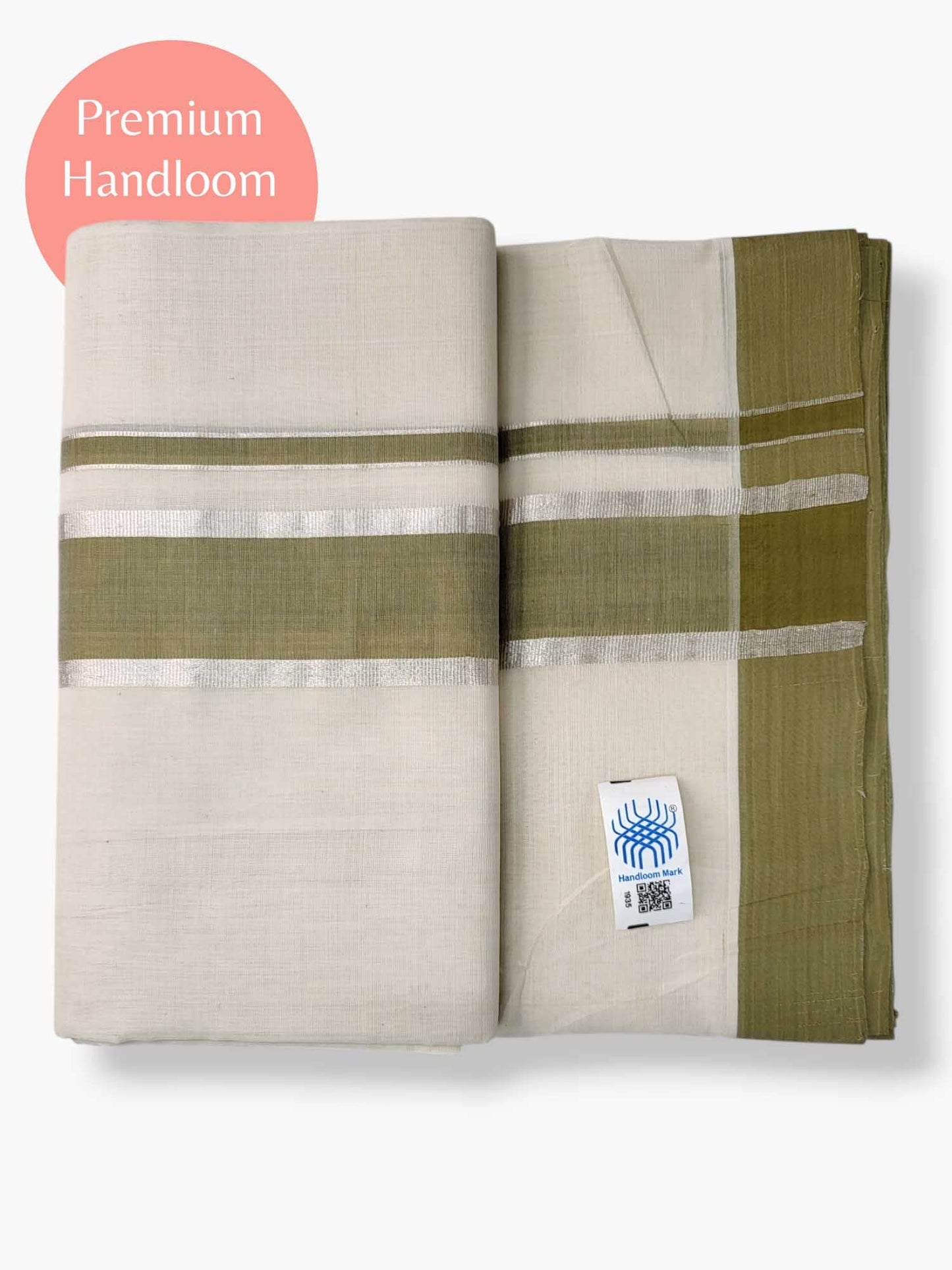 Kerala Premium Balaramapuram Handloom Dhoti/Mundu for Men