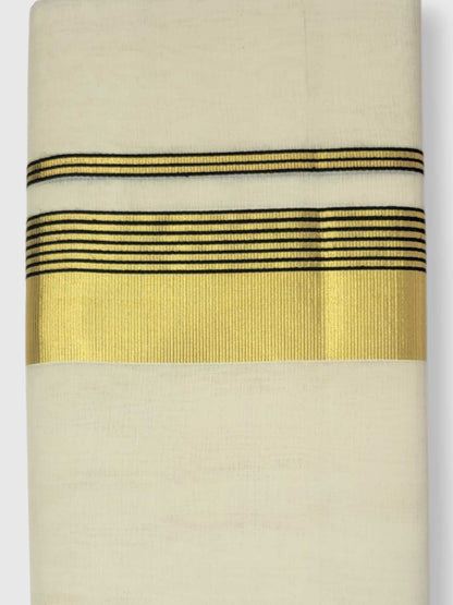 Kerala Premium Balaramapuram Handloom Dhoti/Mundu for Men
