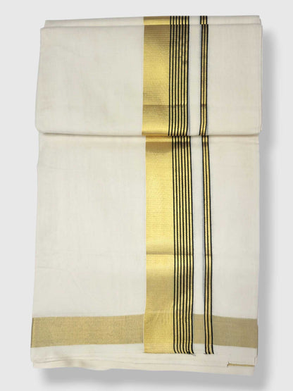 Kerala Premium Balaramapuram Handloom Dhoti/Mundu for Men