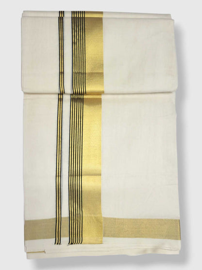 Kerala Premium Balaramapuram Handloom Dhoti/Mundu for Men